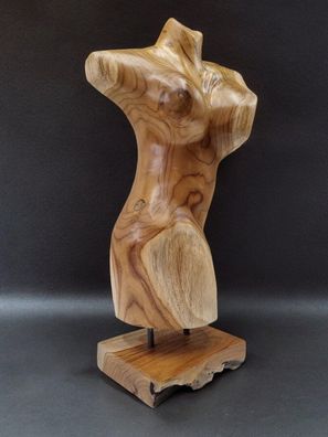 Wurzelholz Deko Büste Frauenkörper Frauenbüste Holz Frau Skulptur Torso Teak