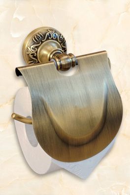 Toilettenpapierhalter Antik Stil Aluminium Rollenhalter Vintage Wand Nostalgisch