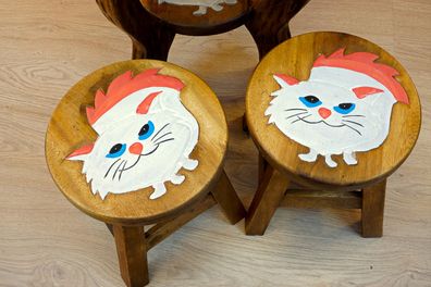 Kinder Hocker Katze Kinderzimmer Möbel