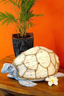 Kokosnuss Schildkröte Kokos Maritime Deko Figur