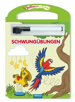 Trötsch Erste Schwungübungen Schreib und wisch weg mit Stift: Übungsheft Lernheft Vor