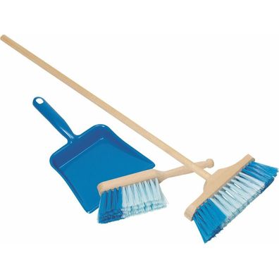Goki Besen, Besen & Kehrschaufel Blau