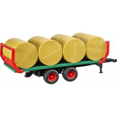bruder BallentransportanhÃ #164; ger , Modellfahrzeug (mit 8 Rundballen)