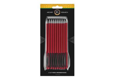Ek Archery Armbrust Alu Bolzen, Alupfeile für Armbrust VLAD,6,5", 10Stk., Rot