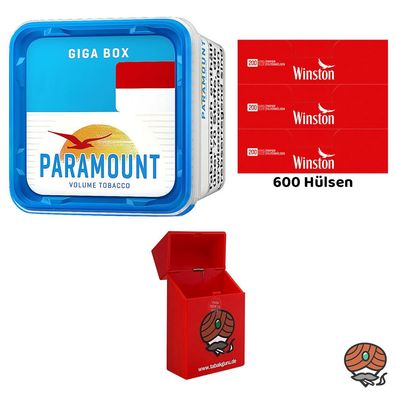 Paramount Blue Volumentabak Giga Box 220g, Winston Hülsen, Box