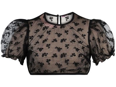 Dirndlbluse Kohlwies schwarz