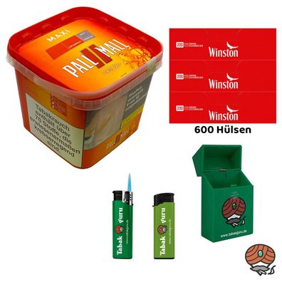 Pall Mall Allround Volumentabak Maxi Box 1x 310g Volumentabak, Winston Hülsen