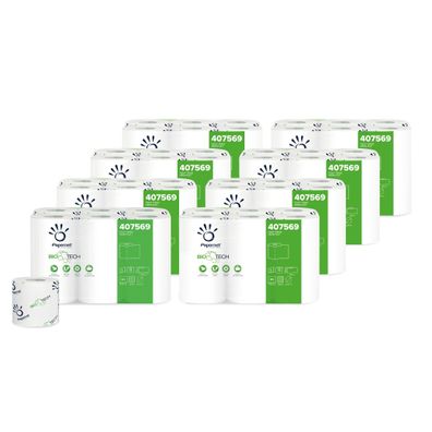 Papernet Bio Tech Toilettenpapier 84 Rollen 2-lagig einzeln verpackt Zellulose