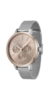 Hugo Boss Symphony Damenuhr HB1502423 silber roségold
