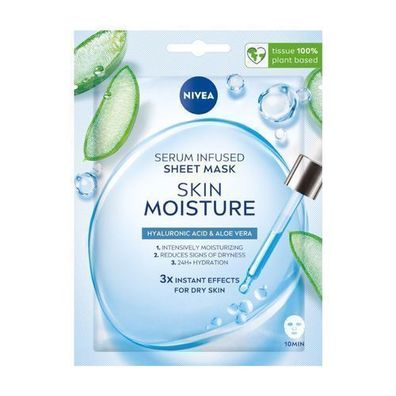 Nivea Hydro-Serum Gesichtsmaske für Maximale Feuchtigkeitszufuhr
