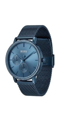 Hugo Boss Infinity Damenuhr HB1502518 Blau Edelstahl