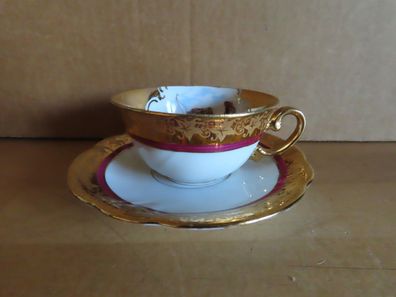 kleine Tasse Mokkatasse mit Untertasse Andenken aus Holland ca.3,5cm hoch