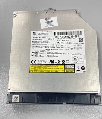 HP ProBook 450 G1 DVD-Laufwerk Brenner DVD±RW UJ8C2 722830-001