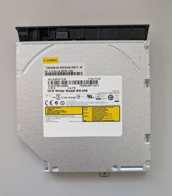 Gigabyte P15 DVD Writer SN-208 Laufwerk DVD Drive 208FB