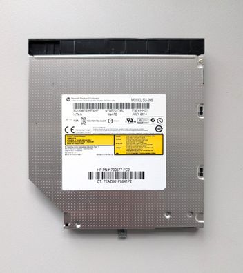 HP 14-r100ng DVD-Laufwerk Brenner DVD±RW SU-208 700577-FC2