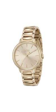 Hugo Boss Signature Damenuhr HB1502540 Champagnerfarben