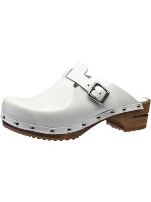 Sanita Damen Clogs Wood-Krisla Open 478005