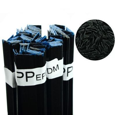 Rosfix Kunststoff-Schweißdraht PP/EPDM Schwarz – 100g | 8 mm Streifen