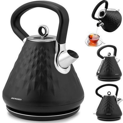 Berdsen BD-700 1,7L Wasserkocher, schwarz