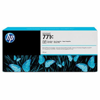 HP 771C, Foto Schwarz, Tintenpatrone 775ml