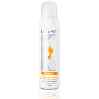 SanaMed Fußcreme Schaum Citrin