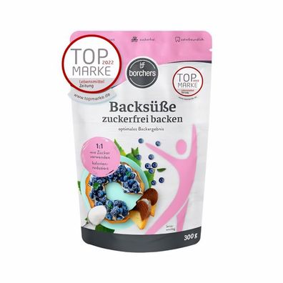 Borchers Backsüße, Streusüße zum Backen, auf Grundlage von Erythrit und Xylit, 1