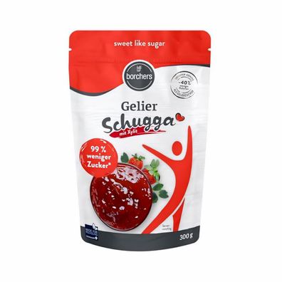 Borchers Gelier Schugga mit Xylit, Alternative zu Gelierzucker, 1:1 wie Zucker,