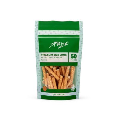 Purize Aktivkohlefilter XTRA SLIM LONG SIZE, spy 50 Stück