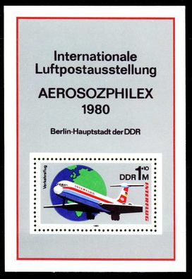DDR BLOCK Kleinbogen Block 59 postfrisch S2D0926