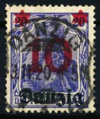 DANZIG 1920 Nr 17 zentrisch gestempelt X4B99FE