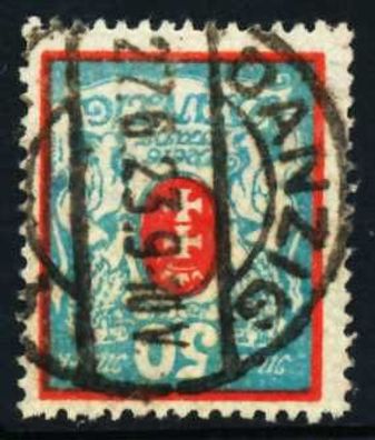 DANZIG 1923 Nr 127X zentrisch gestempelt X4DF536