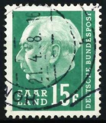SAAR OPD 1957 Nr 415 gestempelt X5FA212