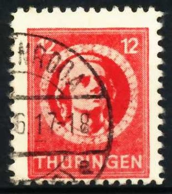 SBZ Thüringen Nr 97AXaax gestempelt X67710A