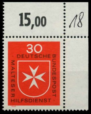 BRD 1969 Nr 610 postfrisch ECKE-ORE X8C6D22