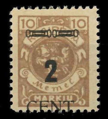 MEMEL 1923 Nr 183 postfrisch gepr. X7DA3FE