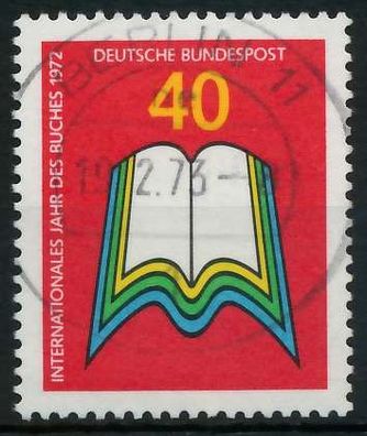 BRD 1972 Nr 740 zentrisch gestempelt X84F036