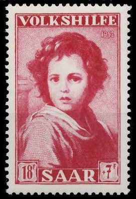 Saarland 1952 Nr 339 postfrisch X78410E