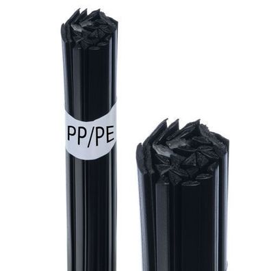 Rosfix Kunststoff-Schweißdraht PP/PE Schwarz 50g – 42 cm | 250–310°C