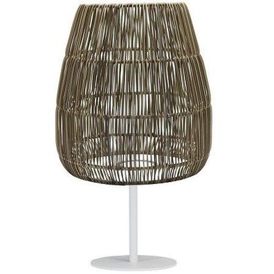 PR Home 1215008-6838 Agnar Outdoor Tischleuchte IP44 weiß natur 71cm