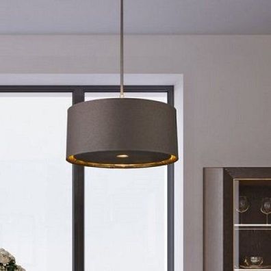 Elstead Lighting Balance 1-Light Pendelleuchte 1-flammig E27 Braun Messig