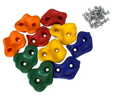 Klettersteine für Kletterwand Klettergriffe inkl. Schrauben Bouldersteine 40 St