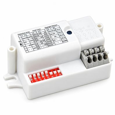 MC090SE Merrytek Mikrowellen Bewegungssensor Ein/Aus Funktion 220-240V AC Lampe
