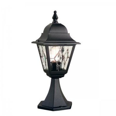 Elstead Lighting Norfolk Outdoor 1-Light Bodenleuchte Schwarz 44cm IP43 E27