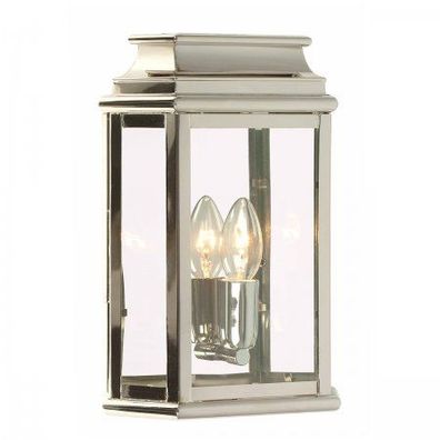 Elstead Lighting St Martins Outdoor 1-Light Wandleuchte Nickel poliert IP44 E27