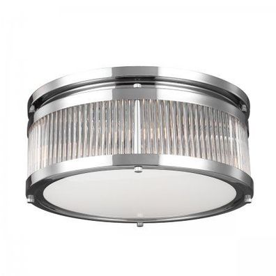 Elstead Lighting Paulson 4-Light Deckenleuchte Chrom 38cm IP44 3000K G9