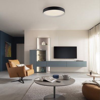 Schöner WOHNEN-Kollektion LED Deckenleuchte TAVOLI 49, schwarz, dimmbar