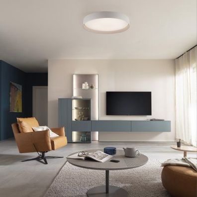 Schöner WOHNEN-Kollektion LED Deckenleuchte TAVOLI 49, sandfarben, dimmbar