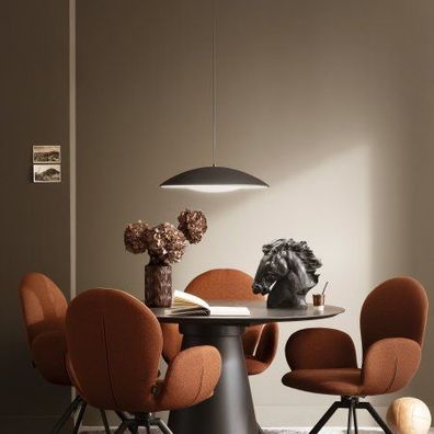 Schöner WOHNEN-Kollektion LED Pendelleuchte LENTE 40, schwarz, dimmbar