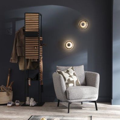 Schöner WOHNEN-Kollektion LED Wand- und Deckenleuchte POSH , grau, dimmbar