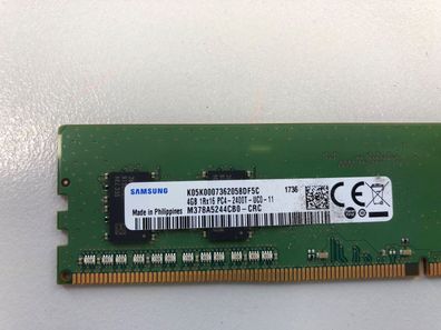4GB RAM DDR4 2400MHz PC4-2400T Samsung M378A5244CB0
